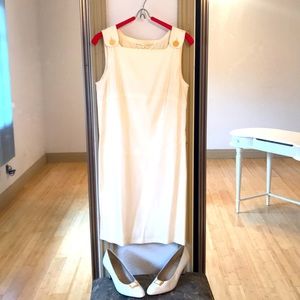 Leon Max off white dress brand new M